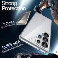 JETech Capa Transparente para Samsung Galaxy S25 Ultra 5G: Proteção Antiamarelamento e Antichoque - imagem 5