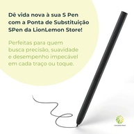 Ponta Premium Preta para S Pen Galaxy Tab S6/S7/S8/S9/S10 - Alta Precisão e Durabilidade | LionLemon Store - imagem 3