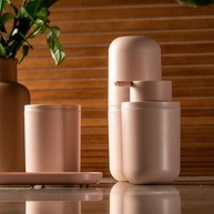 Porta Sabonete Líquido Rosa Duna Bold – Design Moderno e Praticidade no Banheiro - imagem 3