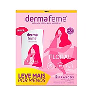 Sabonete Íntimo Dermafeme Floral 2X200ml: Conforto e Segurança para o Dia a Dia - imagem 1