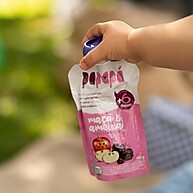 Papapá Orgânico Maçã & Ameixa: Sabor Delicioso 100g - imagem 1