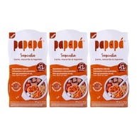Papapa Kit 3 Unidades Sopinha Sabor Carne com Macarrão e Legumes 240g - Refeição Natural para Bebês - imagem 2