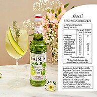 Xarope Monin Maçã Verde 700ml: Sabor Refrescante - imagem 2