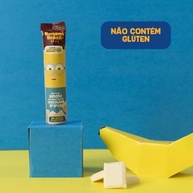 Banana Brasil Display Barra De Frutas Banana Kids Minions Sabor Cob. Choc. Branco C/ 20 Unid. De 22G (440G) - imagem 2