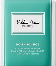 Villa Piva, Chá para infusão, Bons sonhos, Sabor blend de Chá de Capim Cidreira, Melissa, Hortelã, Erva-Doce, Camomila & Jasmim, 15 saches - imagem 1