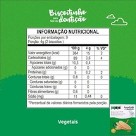 Biscoitinho Papapá para Dentição com Sabor de Vegetais - 36g - imagem 3
