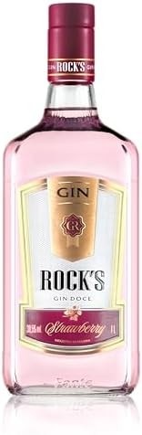 Rocks Gin Rocks Stramberry 995 Ml Sabor 1L - imagem 3
