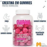 Kit 2un Guday Creatina Em Gummies SaborFrutas Vermelhas 60 Gomas Cada Pote - imagem 2