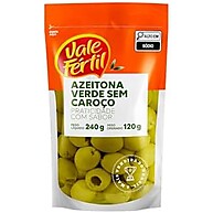 Vale Fértil Azeitona Verde Em Conserva Sem Caroço Sachê 120G - imagem 1