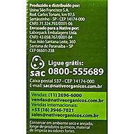 Açúcar Cristal Orgânico Native: Doçura Pura em 50 Sachês - imagem 1