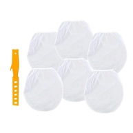 6 Sacos de Filtro de Tinta com Malha Fina - Filtros para 5 Galões com Haste de Agitação Inclusa - imagem 1