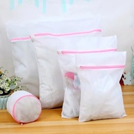 Kit 5 Sacos para Lavar Roupas Delicadas com Zíper Reforçado - Proteção Total para Roupas Íntimas e Tecidos Finos - imagem 4