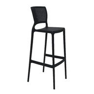 Banqueta para Bar Alta Tramontina Safira Preta – Estilo e Conforto para seu Ambiente - imagem 5