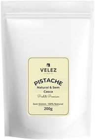 Pistache Cru Sem Casca Sem Sal Ao Natural Velez 200g Premium - imagem 2
