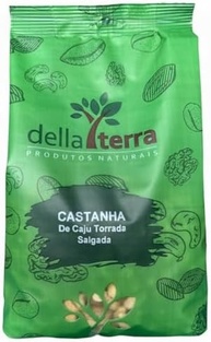 Castanha De Caju W1 Inteira Torrada Com Sal 1Kg Della Terra - imagem 2