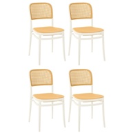 Kit com 4 Cadeiras de Jantar Roma - Design Ergonômico e Moderno para Sala e Cozinha - imagem 1