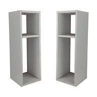 Kit com 2 Mesas de Cabeceira Brancas para Cama de Solteiro - Ideal para Quarto e Sala - imagem 5