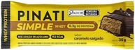 PINATI Barra de proteina SimpleWhey Caramelo Salgado - 6,3g de proteina - 16 unidades - imagem 1