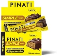 PINATI Barra de proteina SimpleWhey Caramelo Salgado - 6,3g de proteina - 16 unidades - imagem 2