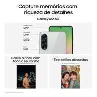 Smartphone Samsung Galaxy A56 5G: Inovação AI, Câmera 50MP e Tela Super AMOLED 6.7" - Cinza - imagem 4