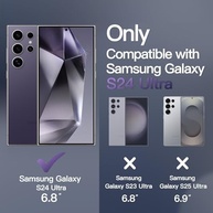 JETech Capa Magnética para Samsung S24 Ultra 5G: Proteção Premium com MagSafe e Acabamento Fosco Translúcido - imagem 3