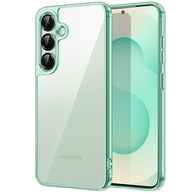 JETech Capa Samsung Galaxy S25 5G: Proteção Transparente Anti-Amarelamento e Anti-Choque (Verde) - imagem 2