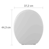 Assento Sanitário Oval Branco com Tampo Fosco – Conforto e Estilo para seu Banheiro - imagem 3