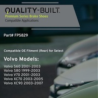 Sapata de Freio de Estacionamento Traseiro Premium para Volvo (1999-2014) - Qualidade OE FPS829 - imagem 3