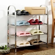Sapateira Prateleira Inox 4 Andares - Organize Seus Sapatos com Estilo e Praticidade - imagem 5