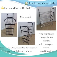 Sapateira Multiuso de Aço Inox 4 Andares – Organize com Estilo e Praticidade - imagem 5