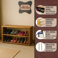 Sapateira Organizadora Moderna com Porta Sapatos - Design Elegante para Hall de Entrada - imagem 4