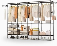Arara Cabideiro com Sapateira e 10 Prateleiras 4 Colunas – Organize seu Closet com Estilo e Praticidade - imagem 1
