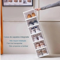 Sapateira Vertical Empilhável 6 Andares - Organize Seus Calçados com Estilo e Praticidade - imagem 5