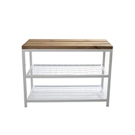 Banco Sapateira Strassis Design SD-5001-69 em Madeira e Metal Preto - Organização e Estilo para seu Espaço - imagem 4