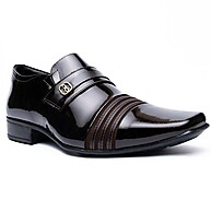 Sapato Jota Pe Couro Air Prince Masculino - Marrom - imagem 1