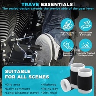 Protetor de Sapato para Câmbio de Moto: 3 Capas de Silicone Universais e Resistentes - imagem 4