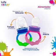 Alimentador Infantil em Silicone Rosa - Seguro, Higiênico e Prático para Refeições Saudáveis - imagem 5