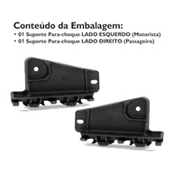 Suporte Guia Parachoque Dianteiro Gol Voyage Saveiro G5 GV (2008-2013) - Kit Esquerdo e Direito - imagem 4