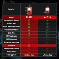 Autel AL329: Scanner OBDII Completo para Diagnóstico Automotivo Profissional - imagem 4