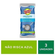 Scotch-Brite 3M Esponja Não Risca Azul - 3 Unidades | Limpeza Segura e Eficiente - imagem 4