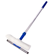 Rodo Limpa Seca Vidros Multiuso com Esfregão 25cm - Cabo de Alumínio 60cm para Limpeza Profissional - imagem 1