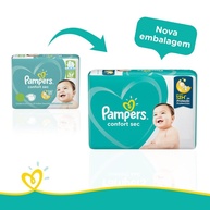 Pampers Confort Sec M: 140 Fraldas para Noites Secas! - imagem 2