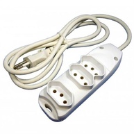 Extensão Elétrica DNI 7213: 3 Tomadas 2P+T 10A 250V 1.5M - Conexão Segura para Sua Casa - imagem 1