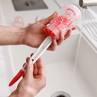 Escova para Mamadeira Buba Rosa - Limpeza Profunda e Segura para Bebês - imagem 3