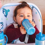 Copo de Treinamento Azul 240ml: Transição Segura! - imagem 2
