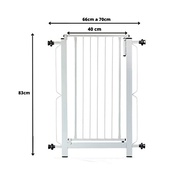 Grade de Segurança para Porta - Proteção Confiável para Bebês e Pets | Vãos 101cm a 105cm - imagem 3