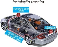 Câmera de Ré Borboleta Universal Colorida com Visão Noturna - Estacione com Segurança! - imagem 4
