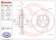 Rotor de Freio a Disco Brembo 09.N255.21: Desempenho e Segurança Superior - imagem 3
