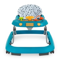 Andador Safari II Azul - Segurança e Diversão para Bebês até 12kg | Assento Acolchoado e Brinquedos Inclusos - imagem 1