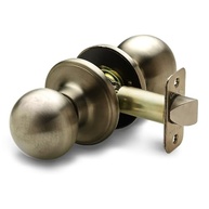 Maçaneta de Porta Esférica Copper Creek BK2090AB - Latão Antigo com Segurança ANSI Grau 3 - imagem 2
